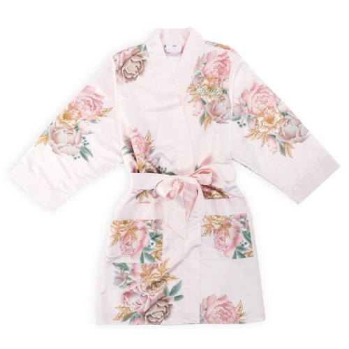 Kimono Blissful Blooms Blush gepersonaliseerd