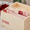 Houten date ideeën box You and Me Ginger Ray