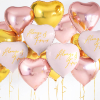 Folieballon hart roze Always & Forever (45cm)
