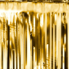 Feestgordijn goud (4m)