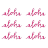 Decoratie aloha roze Aloha Collectie