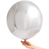 Orbz folieballon zilver (40cm)