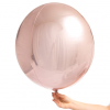 Orbz folieballon roségoud (40cm)