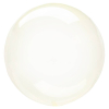 Orbz folieballon Clearz Crystal geel (40cm)