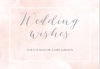New beginnings wedding wishes kaart liggend enkel