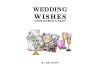 Watercolor festival wedding wishes kaart liggend enkel 15x10