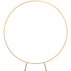 Metalen backdrop cirkel goud (2m)