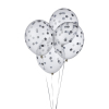 Transparante ballonnen stippen (6st)