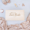 Team bride box hout gepersonaliseerd