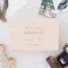 Houten wedding memorybox lovely lettertypes