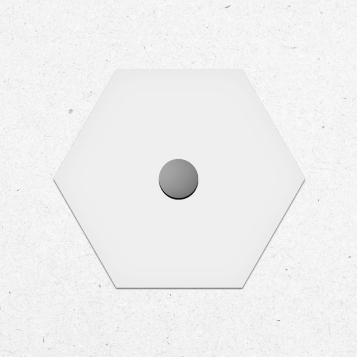 Magneet hexagon met foto