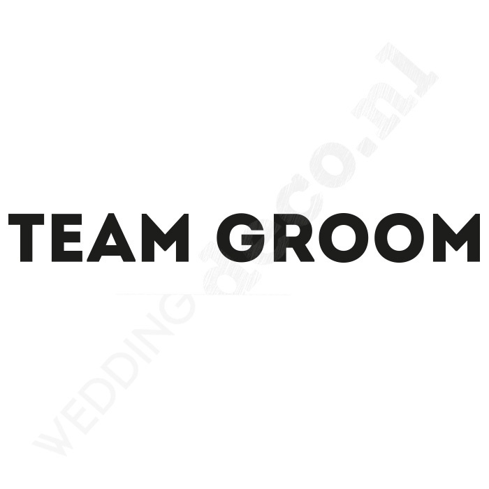 T-shirt Team Groom Industrieel