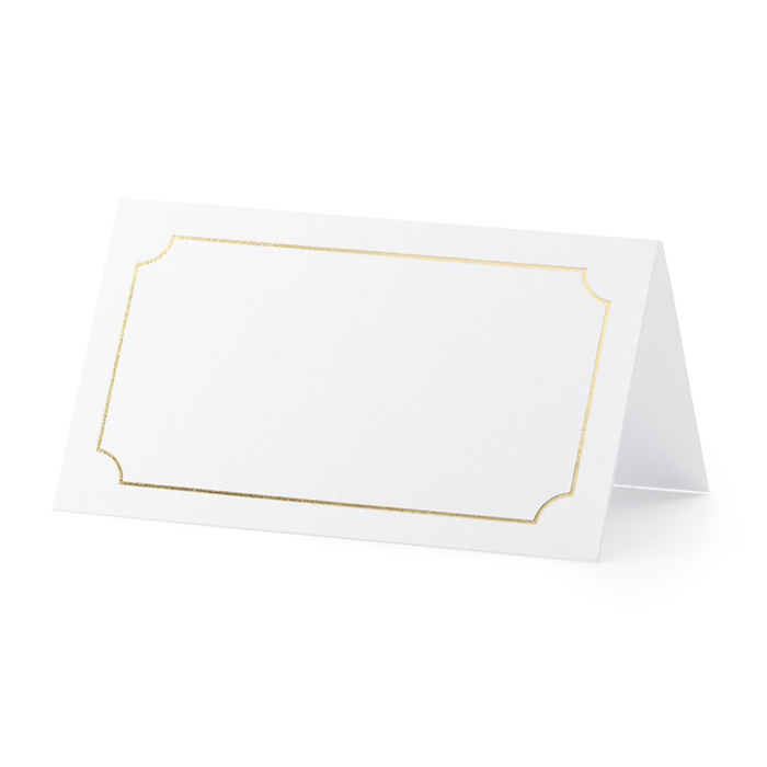 Plaatskaartjes Golden Frame (10st)